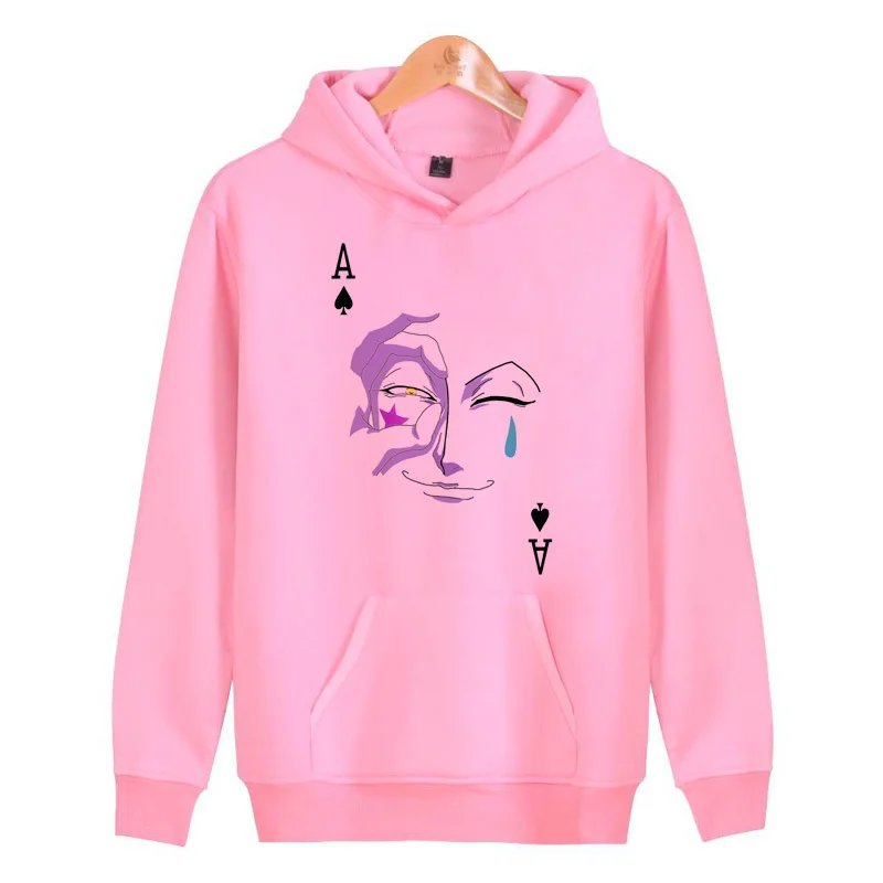 hisoka hoodies sweatshirts harajuku hoddies streetwear hop pullover hip homme male men/women J1203
hisoka hoodies sweatshirts harajuku hoddies streetwear hop pullover hip homme male men/women J1203