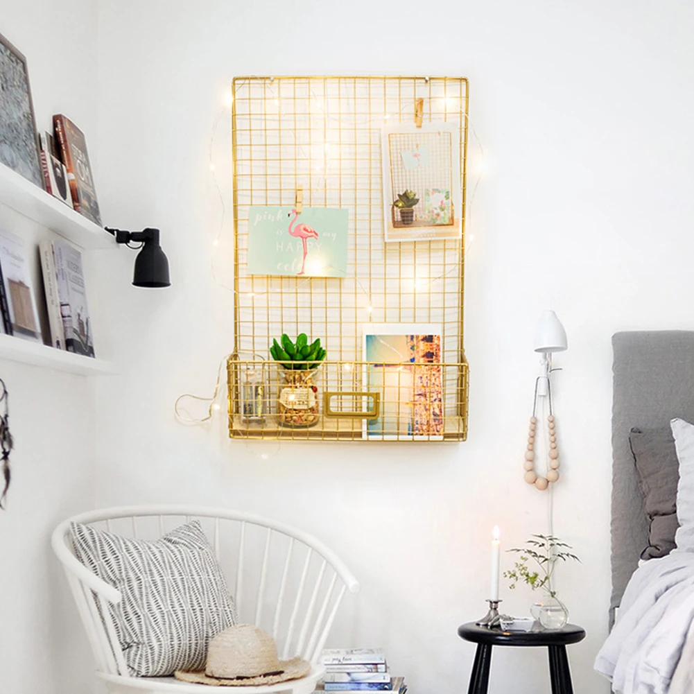 Bedroom Multifunctional Home Storage Shelf Memo Board DIY Panel Mesh Iron Grid Photo Display Hanging Wall Decor Office
Bedroom Multifunctional Home Storage Shelf Memo Board DIY Panel Mesh Iron Grid Photo Display Hanging Wall Decor Office