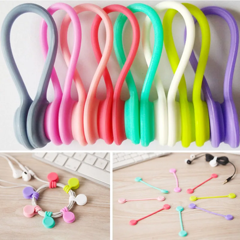 Multifunction Earphone Cable Winder Cord Holder Magnet Coil Winder Hubs Silicone 1PCS Headset Type Cable Wire Organizer
Multifunction Earphone Cable Winder Cord Holder Magnet Coil Winder Hubs Silicone 1PCS Headset Type Cable Wire Organizer