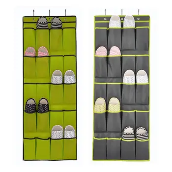 20 Compartments Hanging Shoes Bag Organizer Large non-woven Mesh Pocket Household Hook Wall Hanging Bag Shoes Rack Tool
20 Compartments Hanging Shoes Bag Organizer Large non-woven Mesh Pocket Household Hook Wall Hanging Bag Shoes Rack Tool