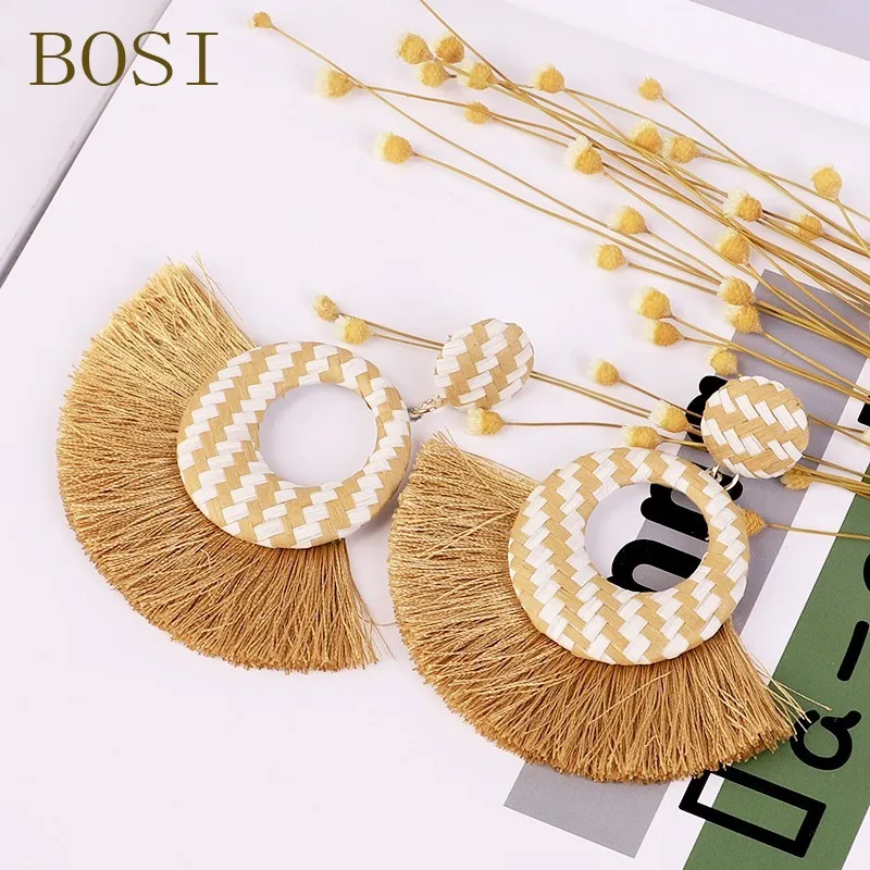 Tassel Earrings Boho Fashion Women 2019 Geometric Bohemian Luxury Big Drop Earring Rattan Long Earring Handmade Fringe Statement
Tassel Earrings Boho Fashion Women 2019 Geometric Bohemian Luxury Big Drop Earring Rattan Long Earring Handmade Fringe Statement