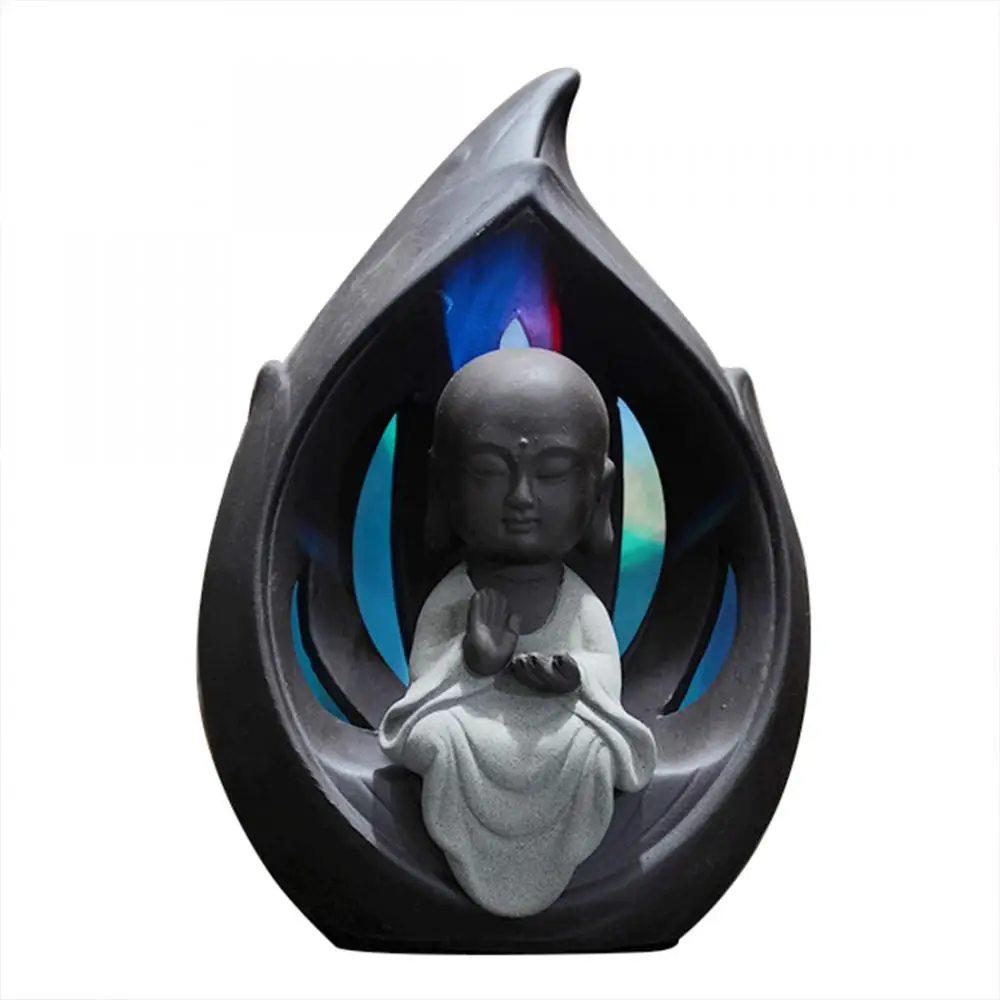 Purple Sand Ceramic Censer With Led Light Buddha Backflow Incense Burner Smoke Waterfall Incense Burner Holder Incense Crafts
Purple Sand Ceramic Censer With Led Light Buddha Backflow Incense Burner Smoke Waterfall Incense Burner Holder Incense Crafts