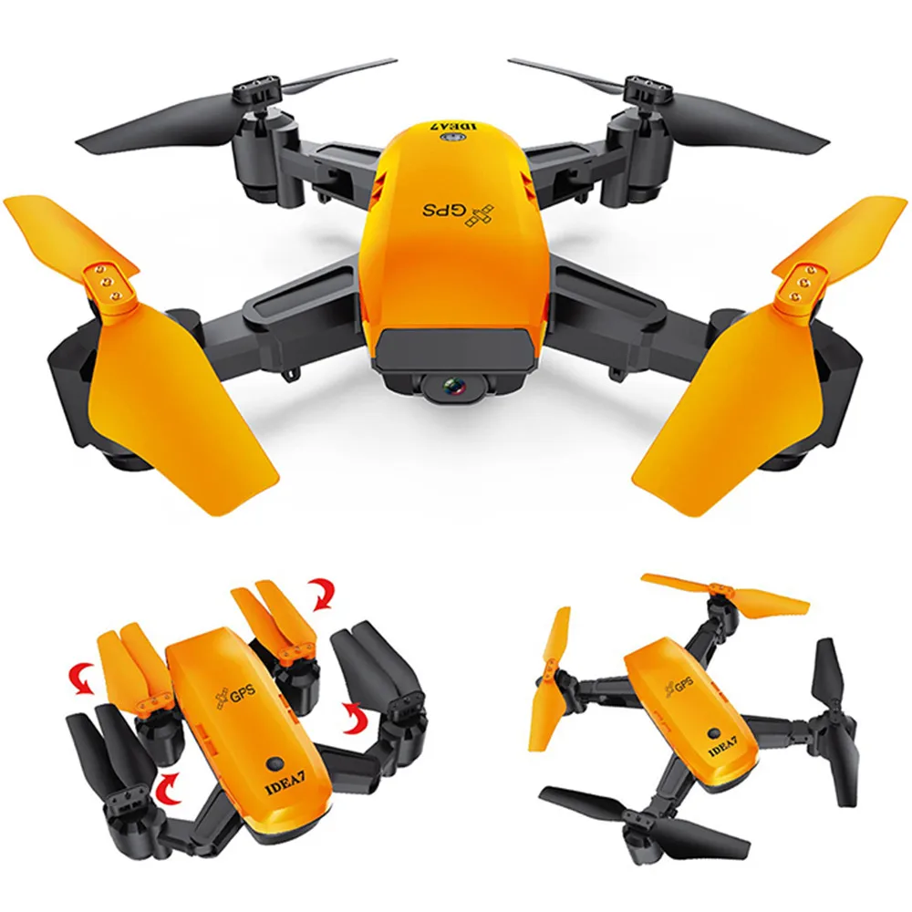 LE IDEA IDEA7 FPV Flight RC Quadcopter 720P Foldable Drone Dron GPS Altitude Hold Follow Point Of Interesting Waypoints Drones
LE IDEA IDEA7 FPV Flight RC Quadcopter 720P Foldable Drone Dron GPS Altitude Hold Follow Point Of Interesting Waypoints Drones