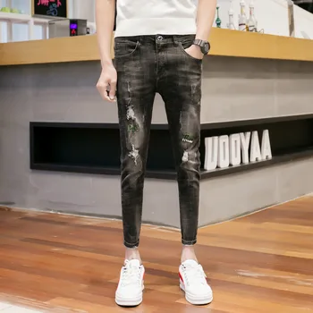Spring New Skinny Jeans Men Slim Fashion Wash Retro Torn Holes Denim Pants Man Streetwear Hip Hop Cowboy Trousers Male Clothes
Spring New Skinny Jeans Men Slim Fashion Wash Retro Torn Holes Denim Pants Man Streetwear Hip Hop Cowboy Trousers Male Clothes