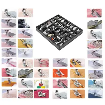 35Pcs For Brother Singer Janom Multifunction Domestic Sewing Machine Braiding Blind Stitch Darning Presser Foot Feet Kit Set
35Pcs For Brother Singer Janom Multifunction Domestic Sewing Machine Braiding Blind Stitch Darning Presser Foot Feet Kit Set