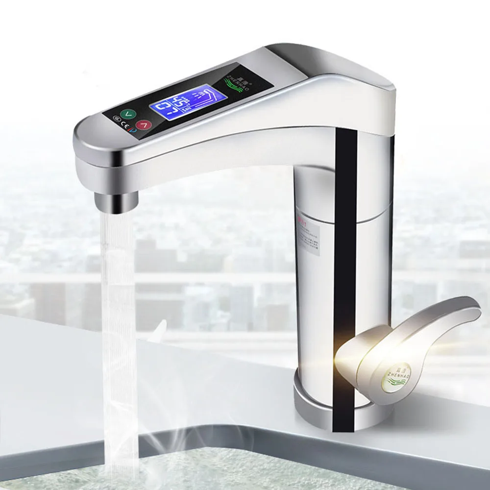 500-3500W Large Touch-screen Electric Water Heater Rotatable Water Faucet Instant Faucet Hot And Cold For Bathroom Kitchen
500-3500W Large Touch-screen Electric Water Heater Rotatable Water Faucet Instant Faucet Hot And Cold For Bathroom Kitchen