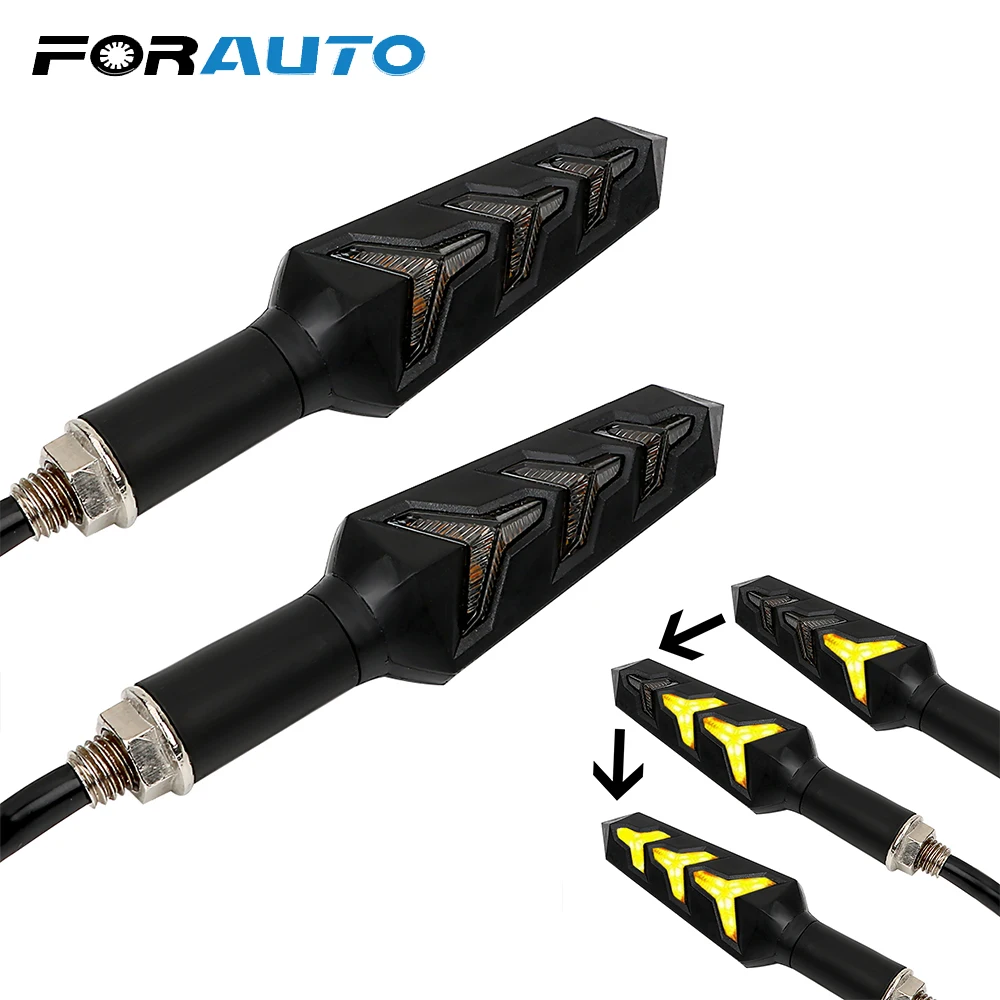 1 Pair Motorcycle Turn Signal Lights LED Fish Bone Y-shaped Motorbike Indicator Blinker Running Lamp Yellow Water Flowing
1 Pair Motorcycle Turn Signal Lights LED Fish Bone Y-shaped Motorbike Indicator Blinker Running Lamp Yellow Water Flowing