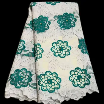 Newest green flowers pattern with big stone white leaves with rhinestones Net Lace 2W93 good quality French Tulle Lace Fabric 
Newest green flowers pattern with big stone white leaves with rhinestones Net Lace 2W93 good quality French Tulle Lace Fabric