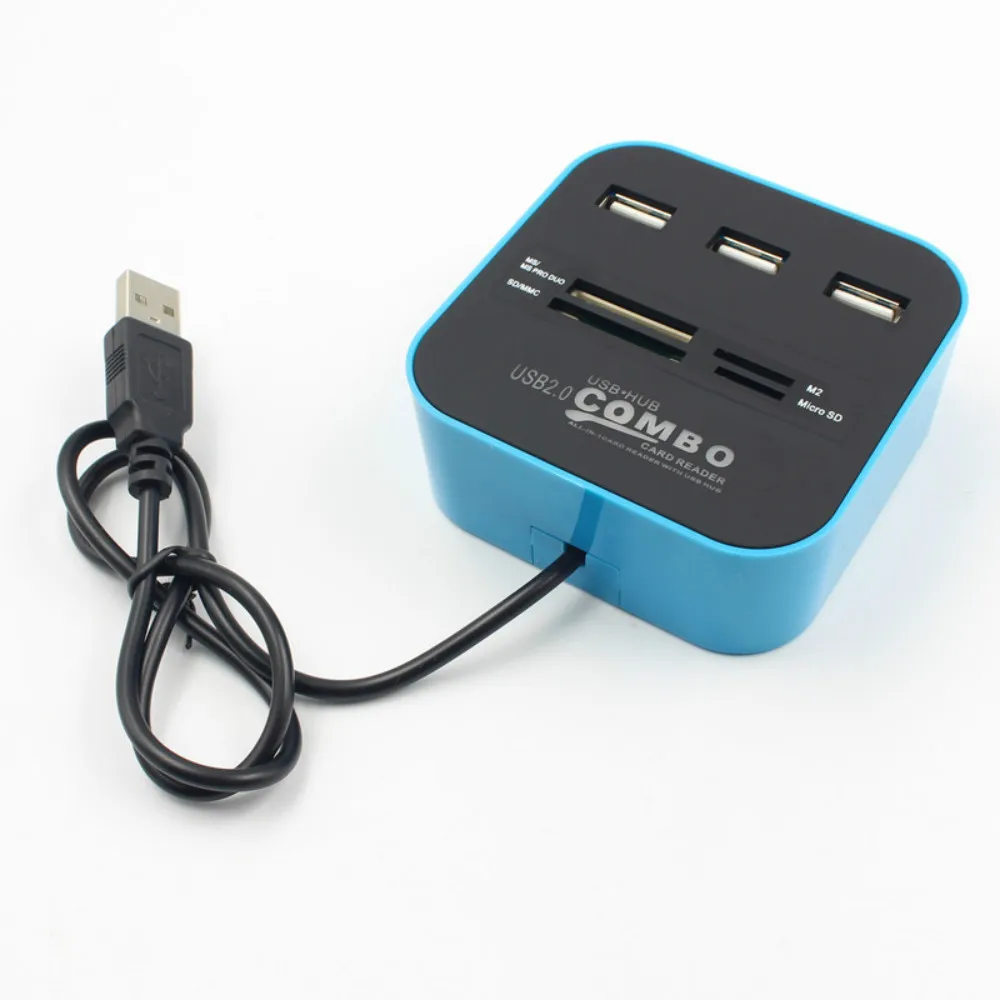 Direct batch COMBO multi-function USB 2.0 card reader hub with HUB distributor SD
Direct batch COMBO multi-function USB 2.0 card reader hub with HUB distributor SD