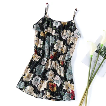 Summer Women Fashion Printed Floral Ruffles Jumpsuit Overalls Jumpsuit Female Sleeve Strap Regular Beach Playsuit Rompers
Summer Women Fashion Printed Floral Ruffles Jumpsuit Overalls Jumpsuit Female Sleeve Strap Regular Beach Playsuit Rompers