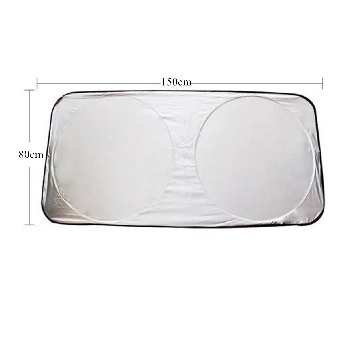 Foldable 150x80cm Car Front Windshield Visor Cover Sunshades UV Protection Shields Film Reflective Block Shields Car-styling
Foldable 150x80cm Car Front Windshield Visor Cover Sunshades UV Protection Shields Film Reflective Block Shields Car-styling
