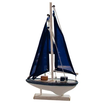 Wooden Ship Model MiniatureMarine Wood Boat Blue Wooden Sailing Ship Nautical Decor Home Crafts
Wooden Ship Model MiniatureMarine Wood Boat Blue Wooden Sailing Ship Nautical Decor Home Crafts