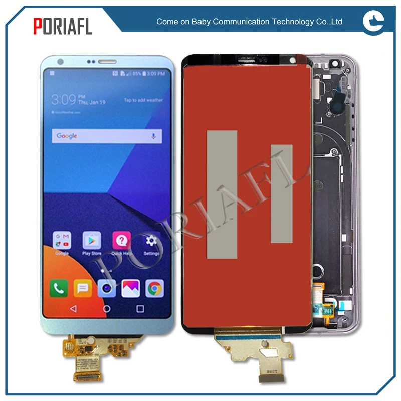 AAA quality 5.7" 1440 x 2880 For LG G6 LCD Display Touch Screen Digitizer Complete Full LCD Assembly with frame Free shipping