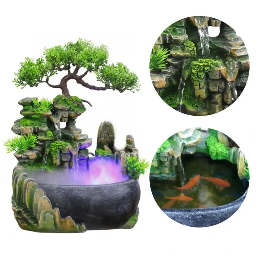 Resin Waterfall Desktop Fountain Without Color Changing Led Lighting Zen Meditation Home Decoration
Resin Waterfall Desktop Fountain Without Color Changing Led Lighting Zen Meditation Home Decoration