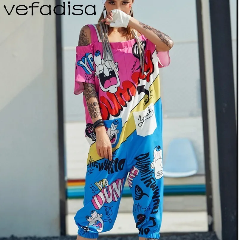 Vefadisa Drop-Shoulder Jumpsuits Women Pattern Printing Jumpsuits Women Casual Playsuit Half Romper Pants Short Pants ZLD808
Vefadisa Drop-Shoulder Jumpsuits Women Pattern Printing Jumpsuits Women Casual Playsuit Half Romper Pants Short Pants ZLD808