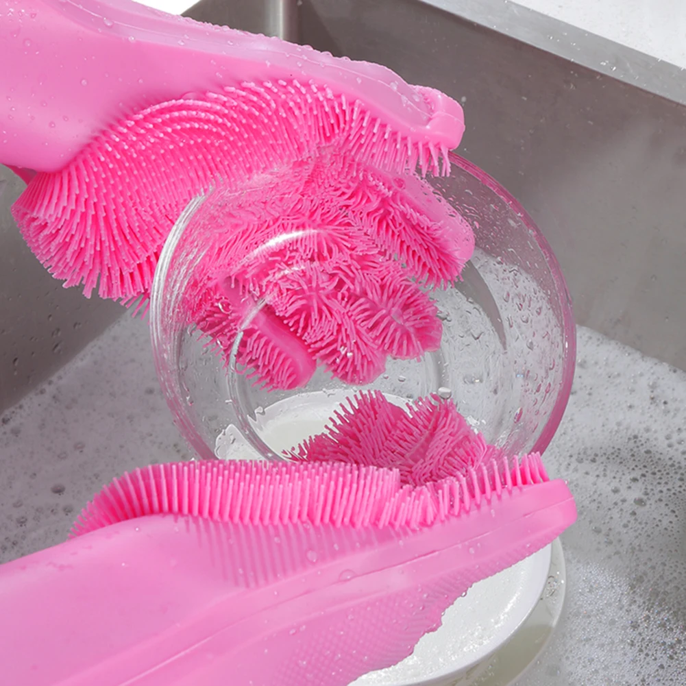 Silicone Gloves For Washing Dishes Magic Rubber Cleaning Gloves Household Scrubber Dish Washing Gloves Pet Care Grooming Hair
Silicone Gloves For Washing Dishes Magic Rubber Cleaning Gloves Household Scrubber Dish Washing Gloves Pet Care Grooming Hair