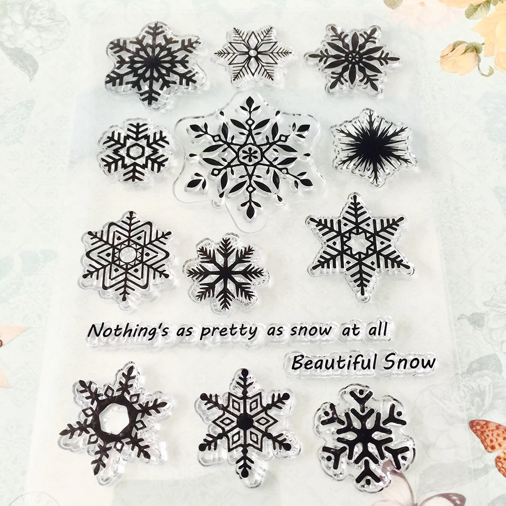 Hot2019 Christmas Snowflake Transparent Clear Silicone Stamp/Seal for DIY scrapbooking/photo album Decorative clear stamp sheets
Hot2019 Christmas Snowflake Transparent Clear Silicone Stamp/Seal for DIY scrapbooking/photo album Decorative clear stamp sheets