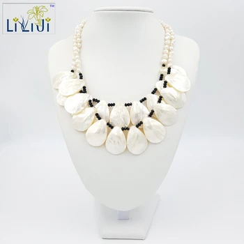 Natural Stone Shell with Baroque Freshwater Pearl Beads Fashion Jewelry Necklace about 49cm
Natural Stone Shell with Baroque Freshwater Pearl Beads Fashion Jewelry Necklace about 49cm
