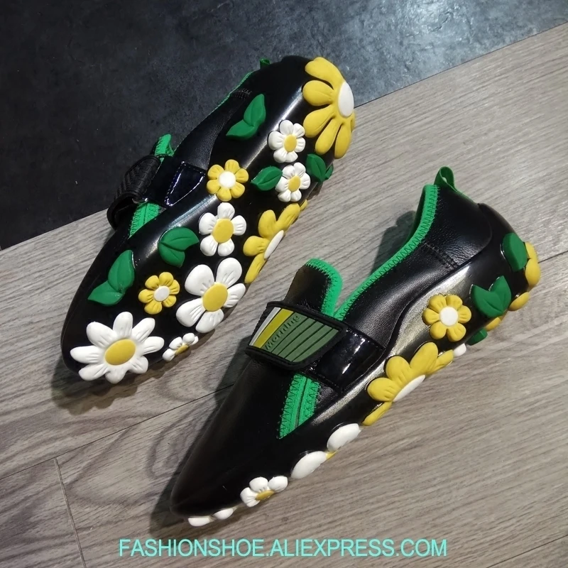 2019 Flowers Decor Sole Women Loafers Casual Flats Spring Drive Shoes Woman Fashion Breathable Sport Shoes Slip On Zapatos Mujer
2019 Flowers Decor Sole Women Loafers Casual Flats Spring Drive Shoes Woman Fashion Breathable Sport Shoes Slip On Zapatos Mujer