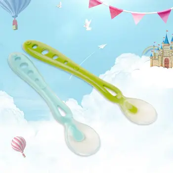 Silicone Baby Spoon Set Portable Baby Tableware Long Short Silicone Spoon With Streamlined Storage Box Easy To Carry
Silicone Baby Spoon Set Portable Baby Tableware Long Short Silicone Spoon With Streamlined Storage Box Easy To Carry