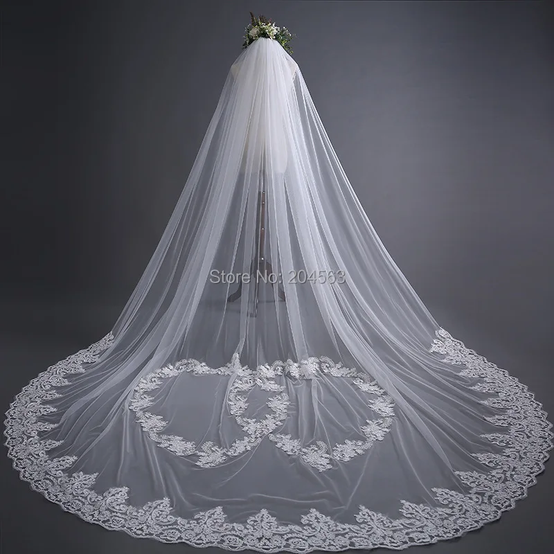 Stunning One-Layer Tulle Long Wedding Veils Tulle Lace Bridal Veils with Comb QY
Stunning One-Layer Tulle Long Wedding Veils Tulle Lace Bridal Veils with Comb QY