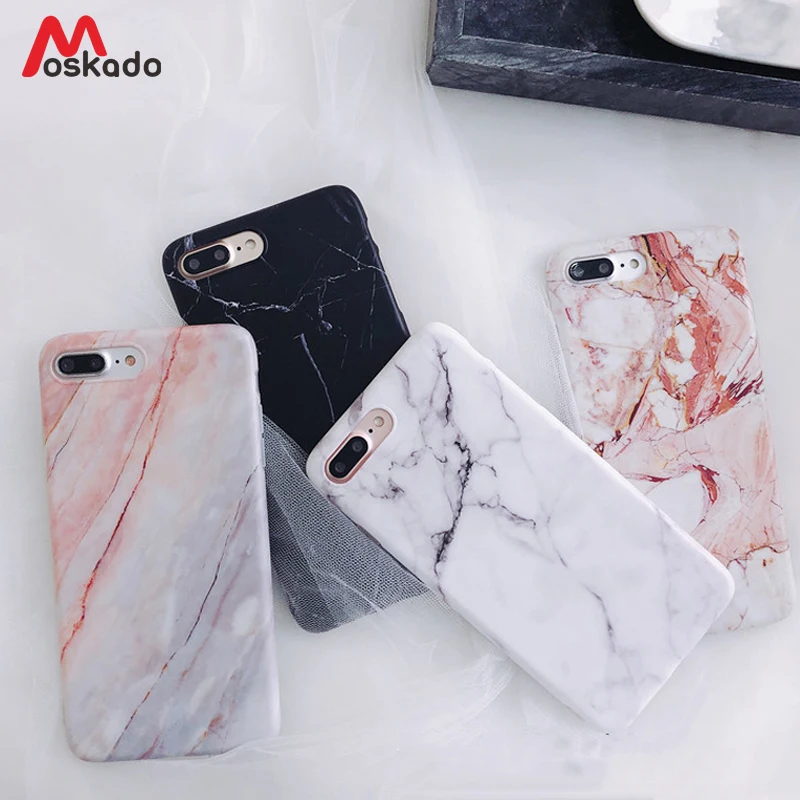 Чехол Moskado для телефона iPhone SE 2020 6s 7 8 Plus глянцевый чехол с гранитным камнем и
