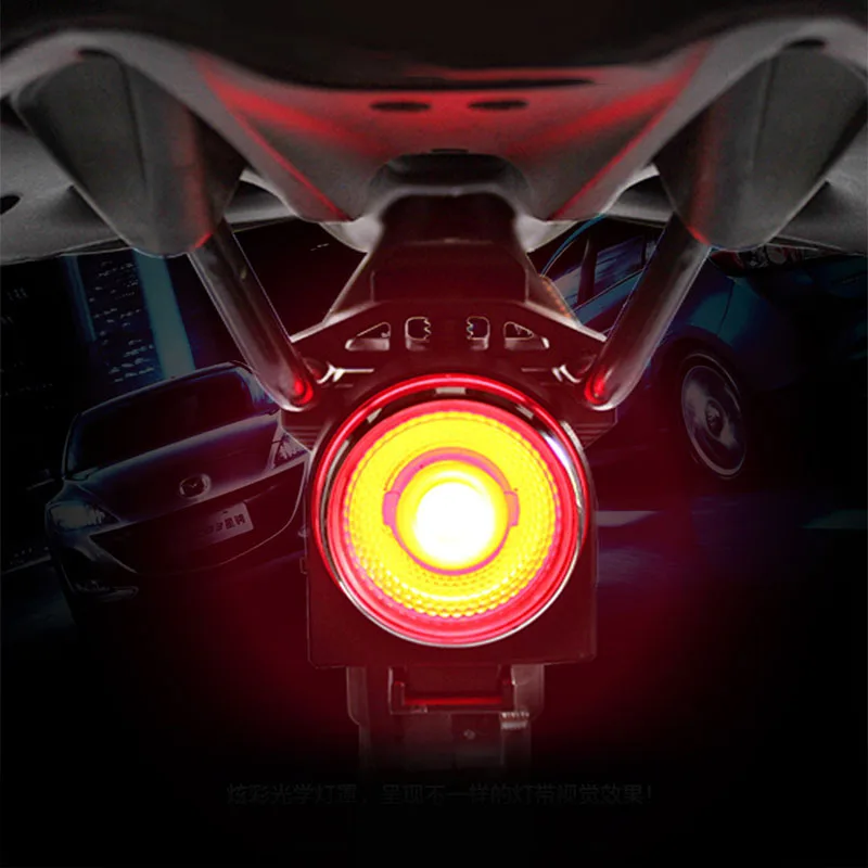 Start/Stop Brake Sensing IPx5 Waterproof LED Charging Cycling Taillight Long Time Lamp Bicycle Flashlight Bike Rear Light
Start/Stop Brake Sensing IPx5 Waterproof LED Charging Cycling Taillight Long Time Lamp Bicycle Flashlight Bike Rear Light