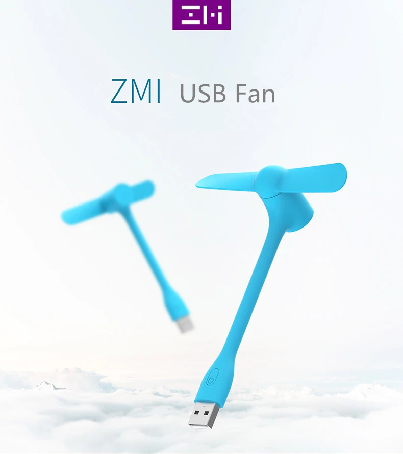 Xiaomi ZMI Portable Flexible USB Mini Fan with 3 Speed for Power Bank Laptop High quality Blue color Mini Fan for Power bank PC
Xiaomi ZMI Portable Flexible USB Mini Fan with 3 Speed for Power Bank Laptop High quality Blue color Mini Fan for Power bank PC