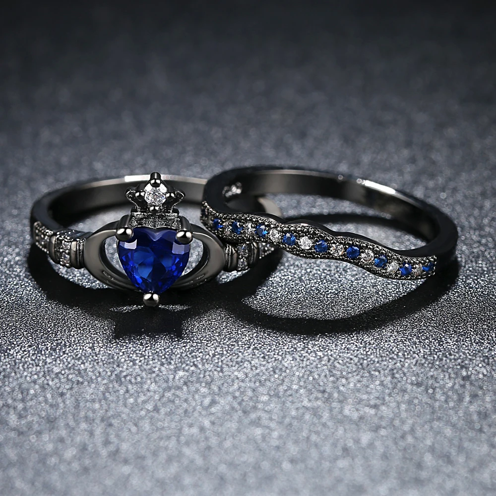 Zoouxiansheng Ring Love Heart Design Fashion Blue Wedding Heart Girls Party Rings Gifts Women
Zoouxiansheng Ring Love Heart Design Fashion Blue Wedding Heart Girls Party Rings Gifts Women