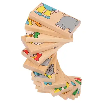 15pcs/set Domino Wooden Blocks Colored Kids Game Educational Play Toy Early Learning Dominoes Games for Child Birthday Gift
15pcs/set Domino Wooden Blocks Colored Kids Game Educational Play Toy Early Learning Dominoes Games for Child Birthday Gift