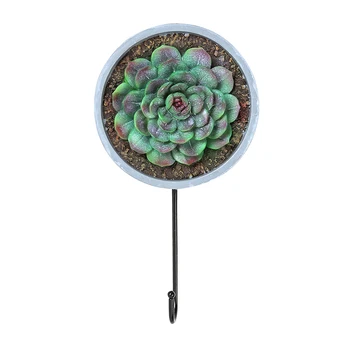 Creative Resin Art Succulent Plant Design Decorative Key Hat Cloth Towel Hooks Wall Hanger
Creative Resin Art Succulent Plant Design Decorative Key Hat Cloth Towel Hooks Wall Hanger