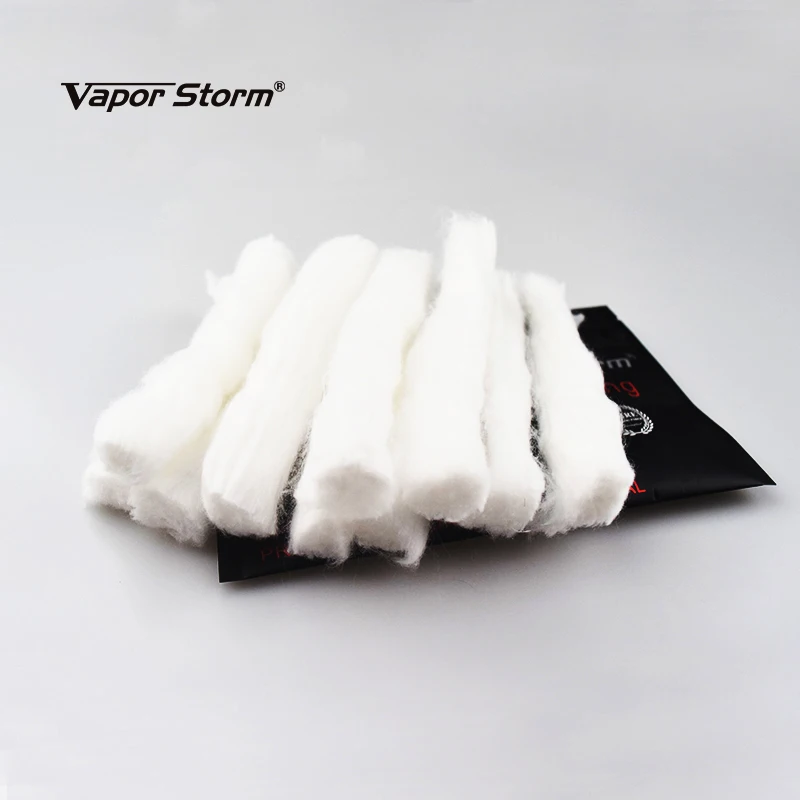Vapor Storm Cotton King 10 Strips Organic Cotton E Cigarettes Coil Wick Healthy Heating Wire Bacon Cottons for RDA RDTA Atomizer
Vapor Storm Cotton King 10 Strips Organic Cotton E Cigarettes Coil Wick Healthy Heating Wire Bacon Cottons for RDA RDTA Atomizer