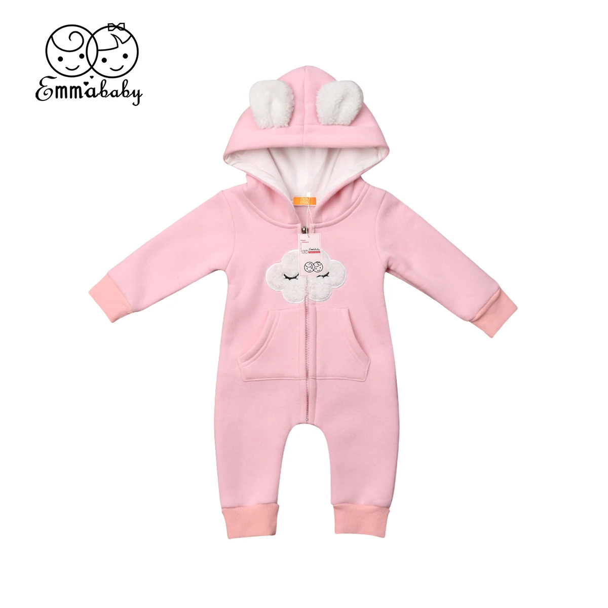 Cute Toddler Baby Boy Girl Ear Hooded Cozy One-piece Romper Jumpsuit Clothes Size 0-24M
Cute Toddler Baby Boy Girl Ear Hooded Cozy One-piece Romper Jumpsuit Clothes Size 0-24M