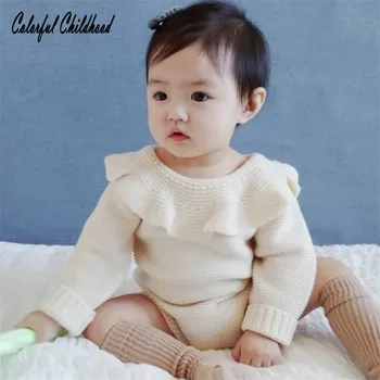 Unisex Baby Bodysize Winter Warm Solid Lotus Leaf Collar Knitted Jumpsuit Toddler Kid Newborn Baby Knited Sweater Overalls Ropa
Unisex Baby Bodysize Winter Warm Solid Lotus Leaf Collar Knitted Jumpsuit Toddler Kid Newborn Baby Knited Sweater Overalls Ropa