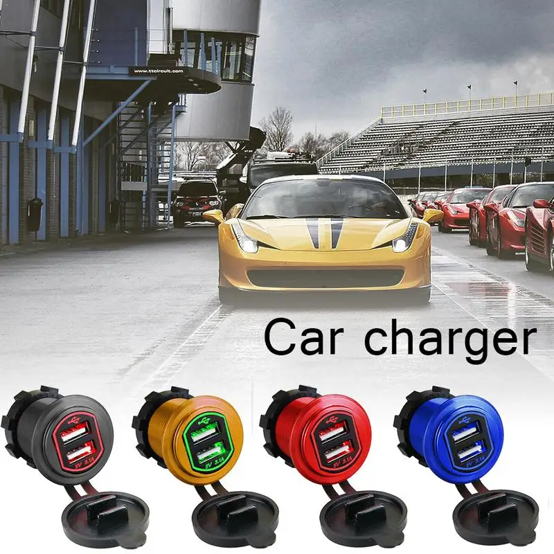 Автомобильное зарядное устройство с двумя USB-портами 3 1 А | Автомобили и мотоциклы
