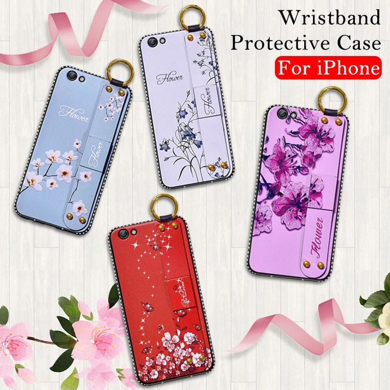 PLV Silicone Wristband Case Cover Soft Phone Cases For iPhone 6 6S 7 8 Plus X XR XS Max Diamond luxury flower Wrist band case
PLV Silicone Wristband Case Cover Soft Phone Cases For iPhone 6 6S 7 8 Plus X XR XS Max Diamond luxury flower Wrist band case