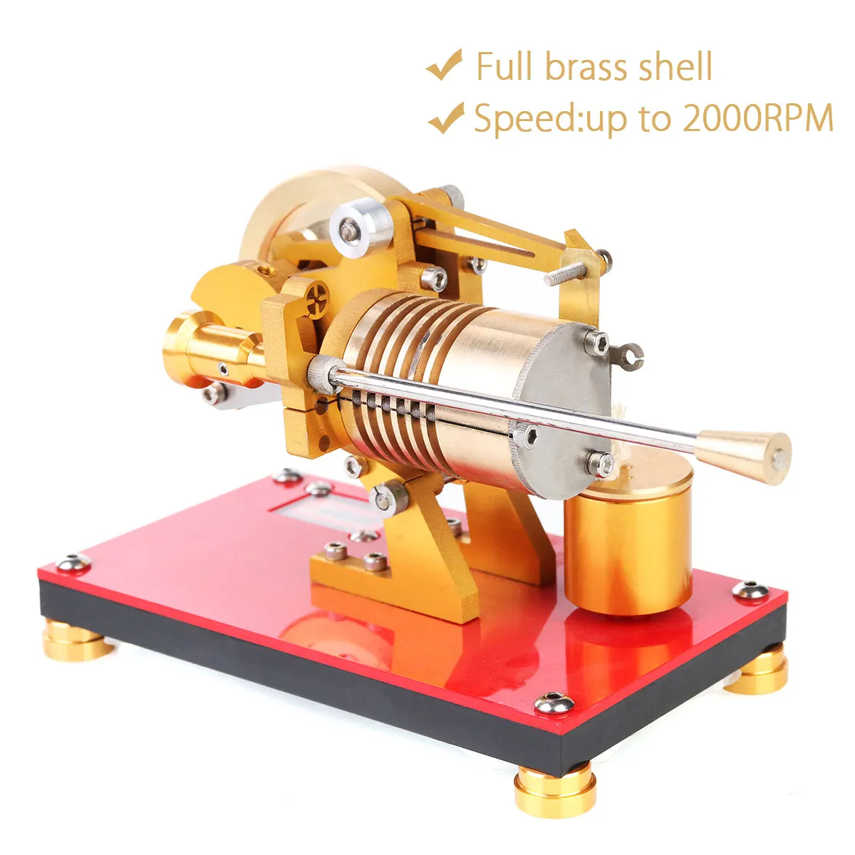 LBLA Stirling Engine Model Full Metal Power Motor Toy Steam Miniature for Toys Kids Educational
LBLA Stirling Engine Model Full Metal Power Motor Toy Steam Miniature for Toys Kids Educational