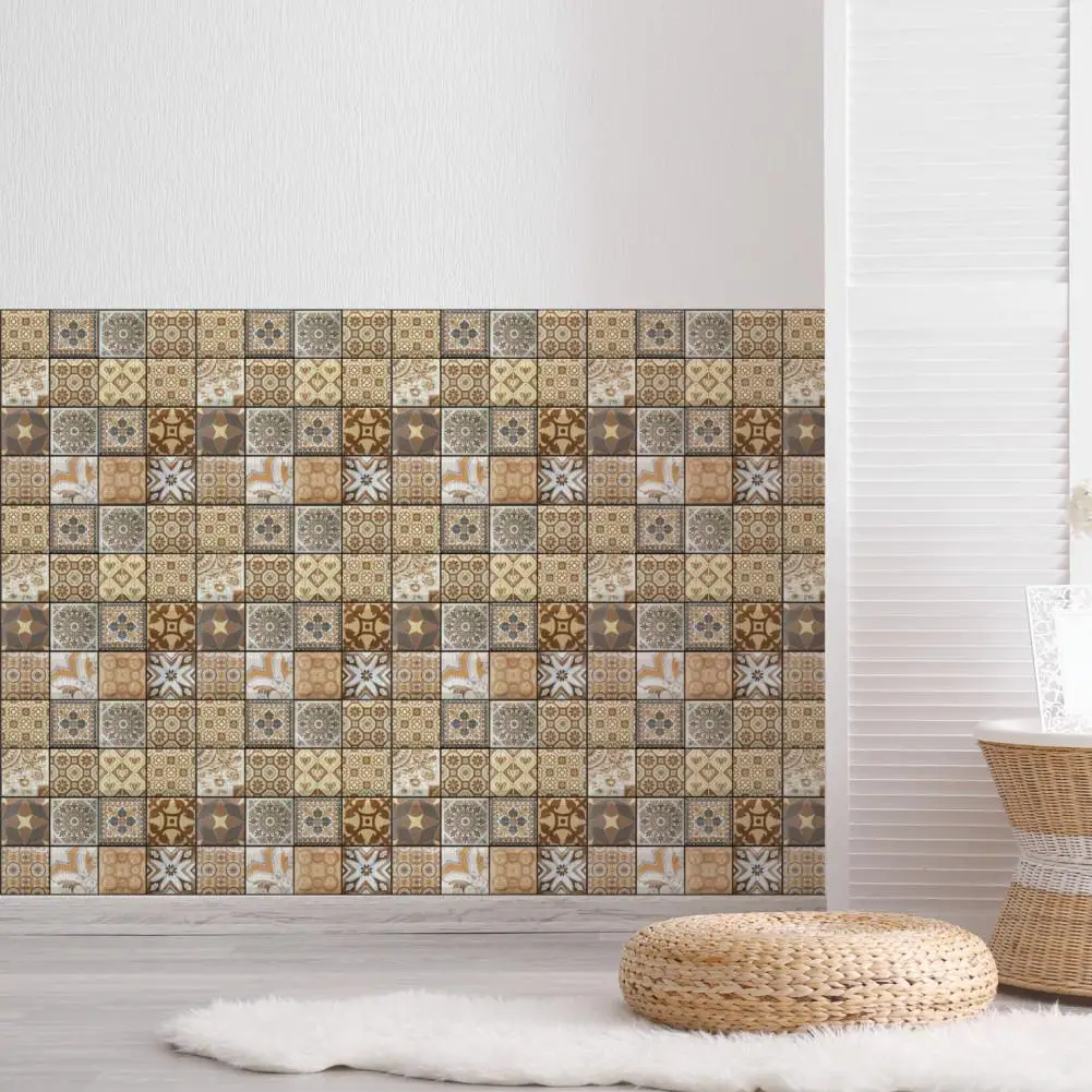 3D Faux Tile Wall Sticker Simple Home Wallpaper Collision Resistant Waterproof Self-adhesive Sticker DIY Decoration 30x30cm
3D Faux Tile Wall Sticker Simple Home Wallpaper Collision Resistant Waterproof Self-adhesive Sticker DIY Decoration 30x30cm