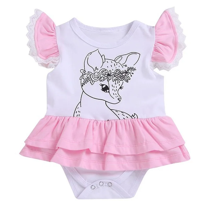 Christmas Deer Print Short Sleeve Onesie Cute Ruffled Cotton O-Neck New Jumpsuit Fashion Baby Girls Clothes 0-24M
Christmas Deer Print Short Sleeve Onesie Cute Ruffled Cotton O-Neck New Jumpsuit Fashion Baby Girls Clothes 0-24M