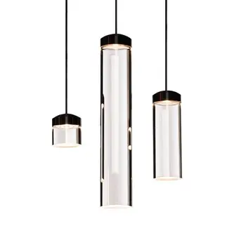 Nordic Crystal LED Chandelier Lights Living Room Glass Pendant Lamps Lights Restaurant Office Bedroom Bedside Cylindrical Avize
Nordic Crystal LED Chandelier Lights Living Room Glass Pendant Lamps Lights Restaurant Office Bedroom Bedside Cylindrical Avize