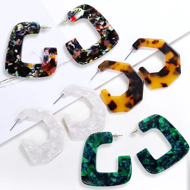 Fashion Vintage Women Acrylic Geometric Big Earrings Trendy Leopard Print Resin Drop Earrings Statement Jewelry
Fashion Vintage Women Acrylic Geometric Big Earrings Trendy Leopard Print Resin Drop Earrings Statement Jewelry