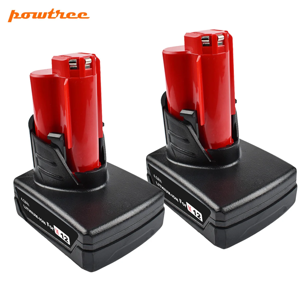 Powtree 6000mAh 12V for Milwaukee M12 Power Tool Rechargeable Lithium Ion Battery Replacement Battery Backup L10
Powtree 6000mAh 12V for Milwaukee M12 Power Tool Rechargeable Lithium Ion Battery Replacement Battery Backup L10