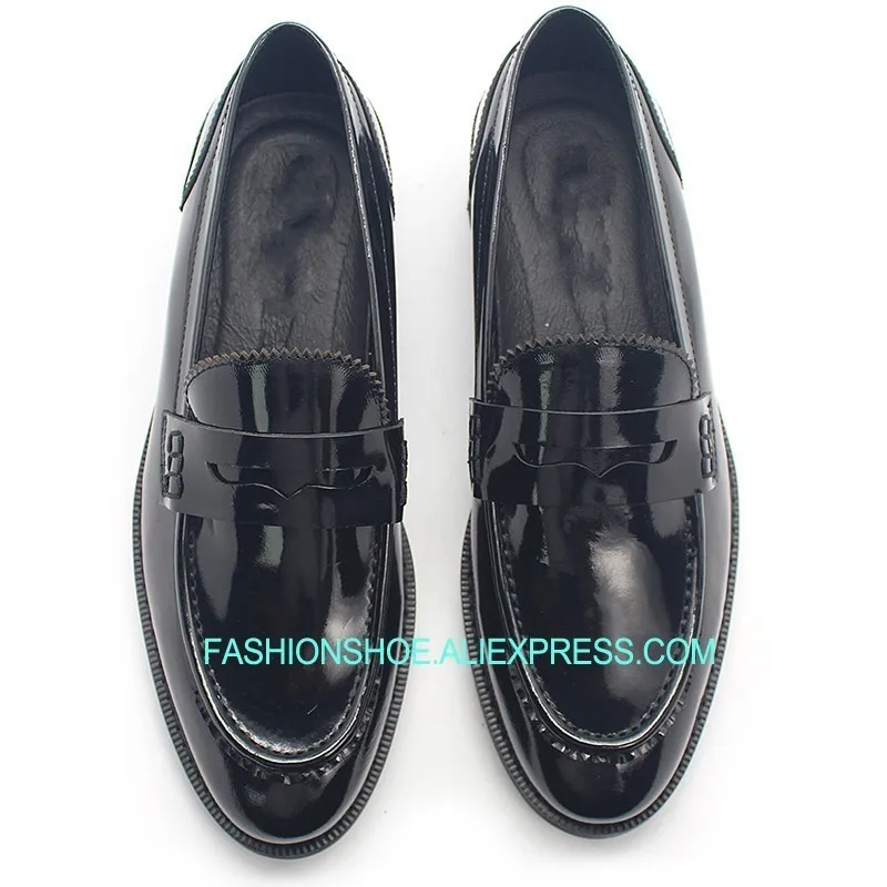 2019 Black Formal Dress Shoes Flat heel Patent leather Fashion Loafers Brogue Shoe
2019 Black Formal Dress Shoes Flat heel Patent leather Fashion Loafers Brogue Shoe