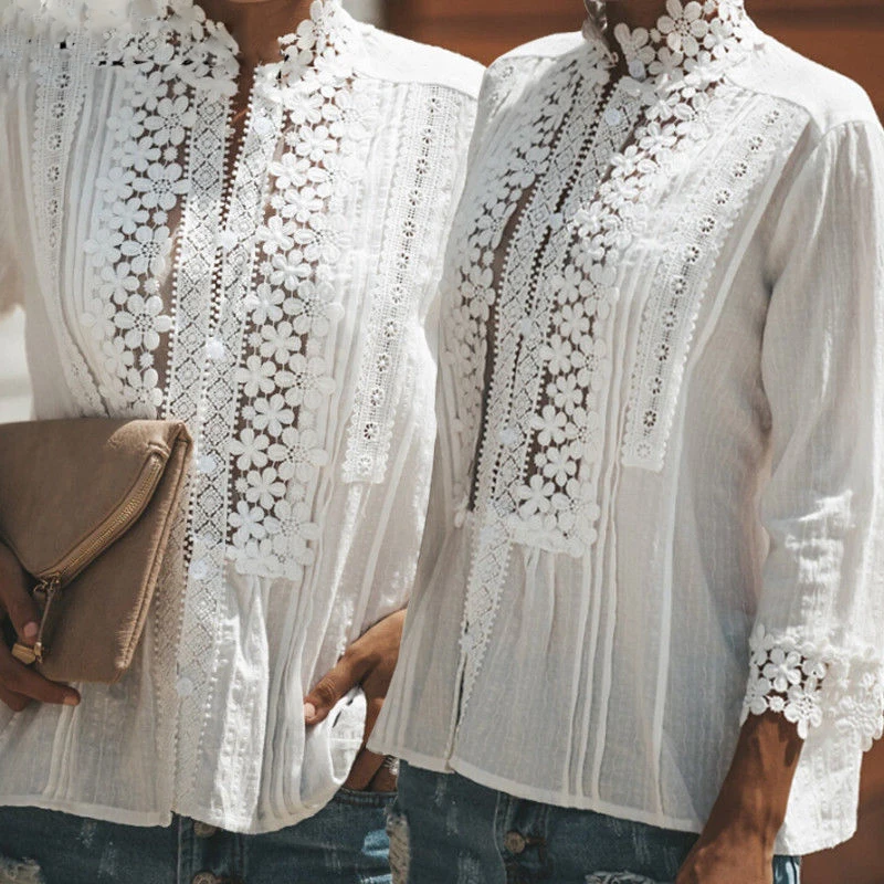 2019 Summer Women Shirt Cotton Lace Fashion Women Casual Sleeveless Top Ladies Summer Shirt Lace Tops
2019 Summer Women Shirt Cotton Lace Fashion Women Casual Sleeveless Top Ladies Summer Shirt Lace Tops