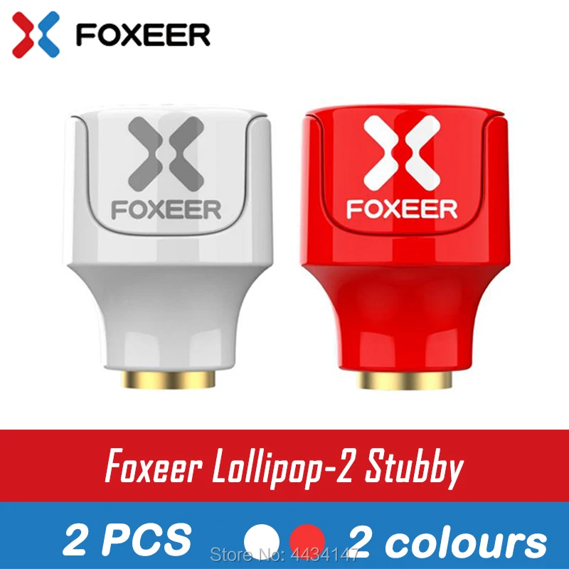 

Foxeer Lollipop 3 Stubby Antenna 5.8G 2.5Dbi RHCP/LHCP 22.7mm 4.8g FPV SMA Micro Mushroom Receiver Antenna for FPV Racing drone