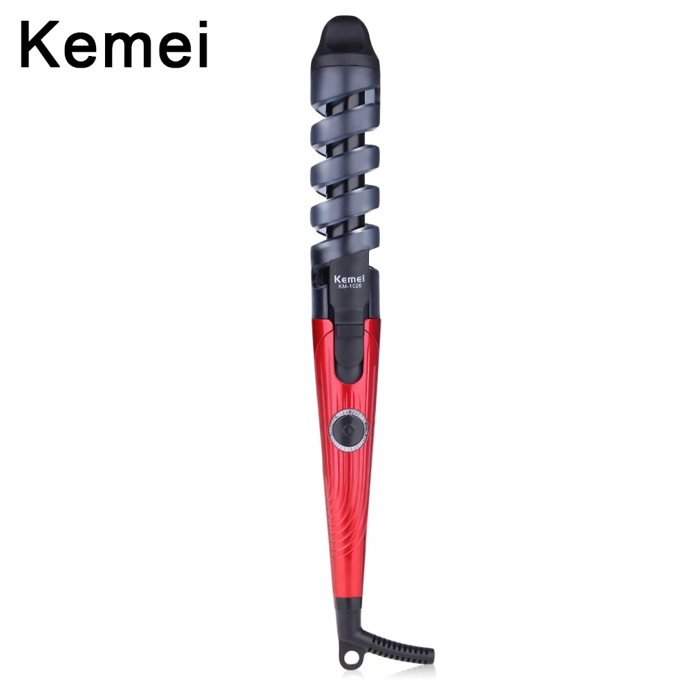 

KM - 1026 Anti-scald Spiral Style Crimping Iron Hair Curler Perm Roller