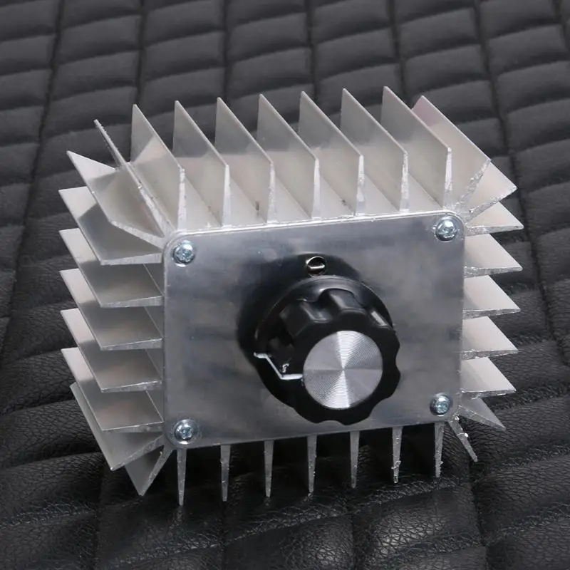AC 220V 5,000W SCR Voltage Regulator Speed Temperature Controller Dimmer Aluminum Alloy Heat Dissipating Shell
AC 220V 5,000W SCR Voltage Regulator Speed Temperature Controller Dimmer Aluminum Alloy Heat Dissipating Shell
