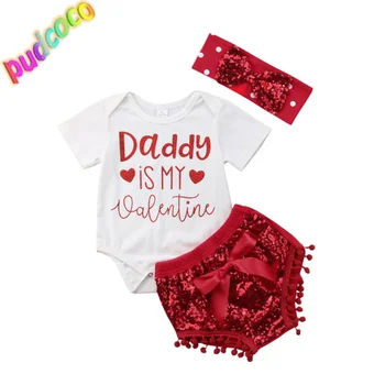 2019 Cute Newborn Baby Girls Romper Tops Sequins Shorts Headband 3Pcs Outfits Set Hot
2019 Cute Newborn Baby Girls Romper Tops Sequins Shorts Headband 3Pcs Outfits Set Hot
