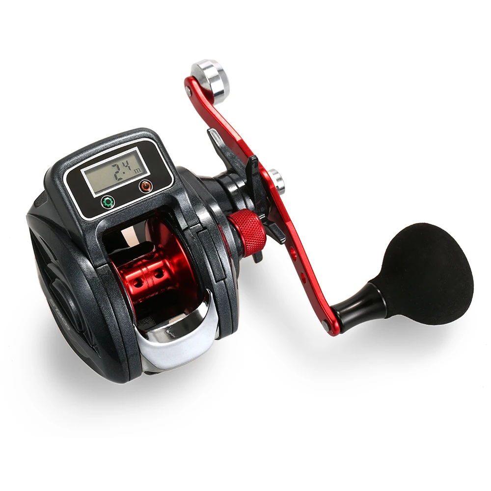 13+1 Ball Bearing Left / Right Fishing Reel with Digital Display Baitcasting Line counter Reel 6.3:1 Casting Reel Fishing gear
13+1 Ball Bearing Left / Right Fishing Reel with Digital Display Baitcasting Line counter Reel 6.3:1 Casting Reel Fishing gear