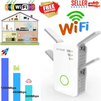 1200Mbps WiFi Range Extender Repeater Wireless Amplifier Router Signal Booster Wifi Repeater 1200mbps RJ45 Networking Cable 3B04
1200Mbps WiFi Range Extender Repeater Wireless Amplifier Router Signal Booster Wifi Repeater 1200mbps RJ45 Networking Cable 3B04